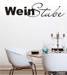 Weinstube als Wandtattoo