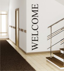 Welcome als Wandtattoo