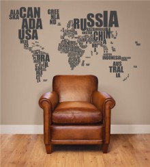 Welt 2 als Wandtattoo