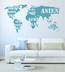 Welt 4 als Wandtattoo