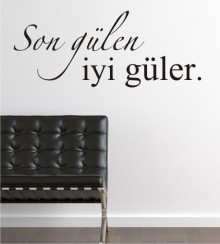 Son gülen... als Wandtattoo