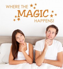 Where the magic... als Wandtattoo