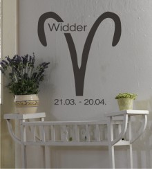 Sternzeichen Widder als Wandtattoo