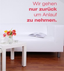 Wir gehen nur... als Wandtattoo