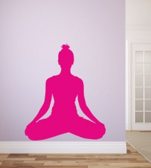 Yoga 2 als Wandtattoo