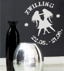 Motiv Zwilling als Wandtattoo