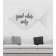 Good Vibes als 2-farbiges Wandtattoo