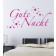 Gute Nacht 2 als Wandtattoo.