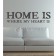 Home is where my Heart is als Wandtattoo