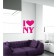 I Love NY als Wandtattoo
