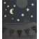 Leuchtset Mond und Sterne leuchtend