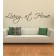 Living at Home als Wandtattoo