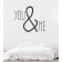 Wandtattoo YOU & ME