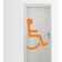 Behinderten WC 2 als Wandtattoo