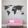 Weltkarte als Wandtattoo
